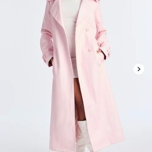 ❗️Sold ❗️Fashion Nova Pink Trench Coat